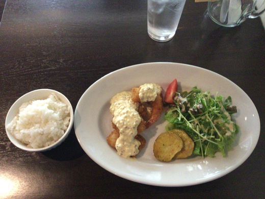 シュガーテーブル　シーフードフライランチ　高松市亀井町