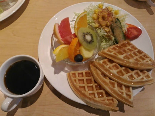 はまきた珈琲　ワッフルランチ　宇多津
