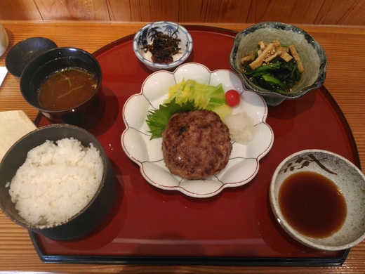 旬和　花瀬　和風ハンバーグ（おまかせランチ）　多度津町
