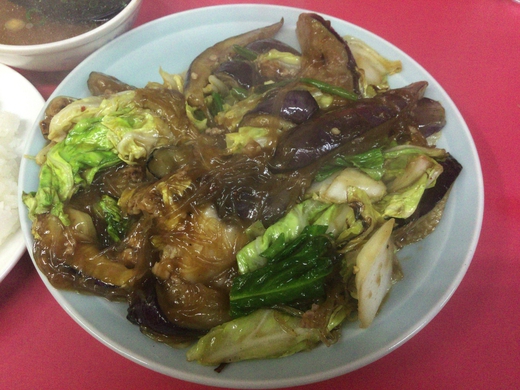 安生(あんせい)　なすびウマニ定食　　高松