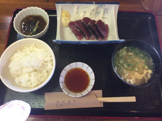 【新店】秘密基地　本日のランチ（モチガツオ）　坂出