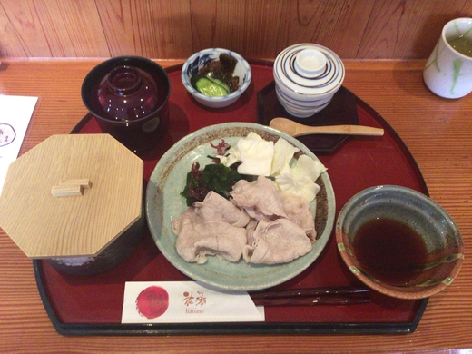 旬和花瀬　　おまかせランチ（豚しゃぶしゃぶ）　多度津町西浜