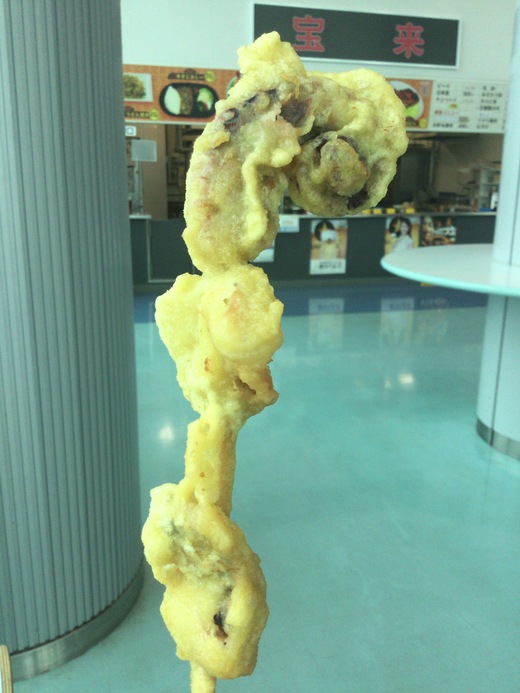 ターンマーク　タコ天　丸亀ボート内