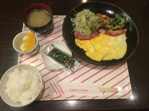 トマト＆レモン　和食モーニング　高松市