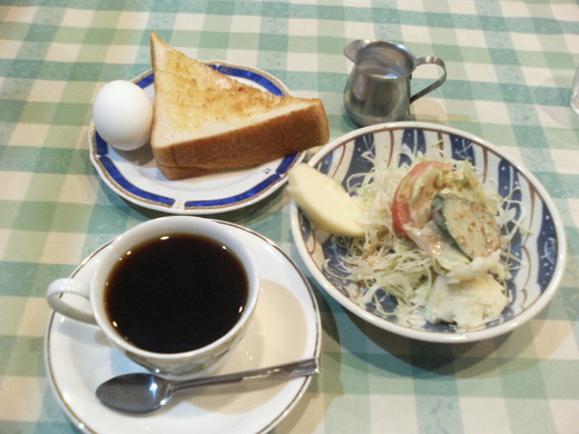 高松中央卸売市場内の喫茶モーニング
