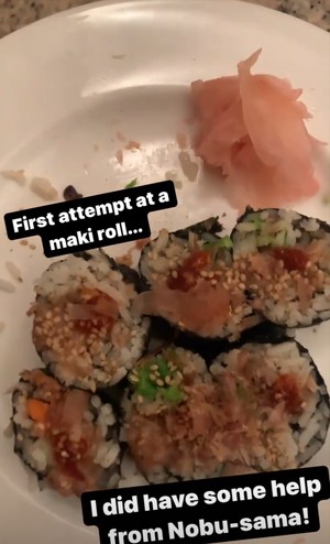 はなの玉手箱:Davidの巻き寿司maki roll @NOBU