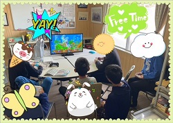 4/2  ゲームで盛り上がったよ♪
