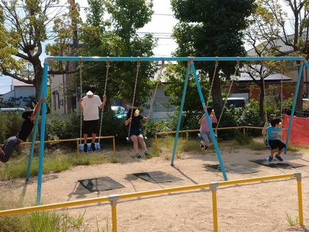 9/16公園で遊んだよ！