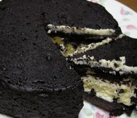 ラ・ファミーユ♪　まっ黒チーズケーキ