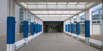 穴吹学園ホール→そば処　古川