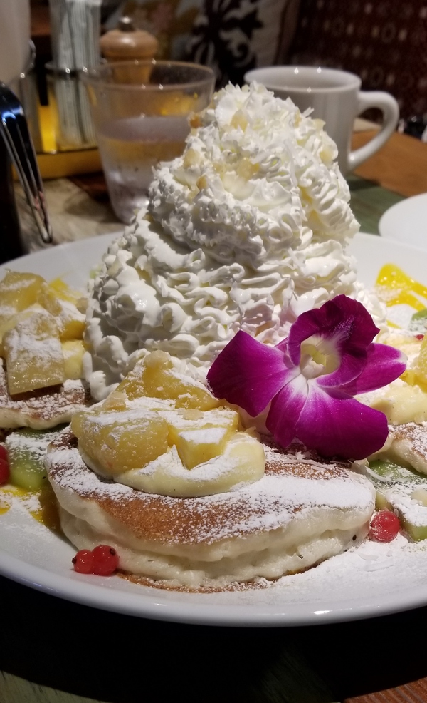 ホイップクリームの山に唖然