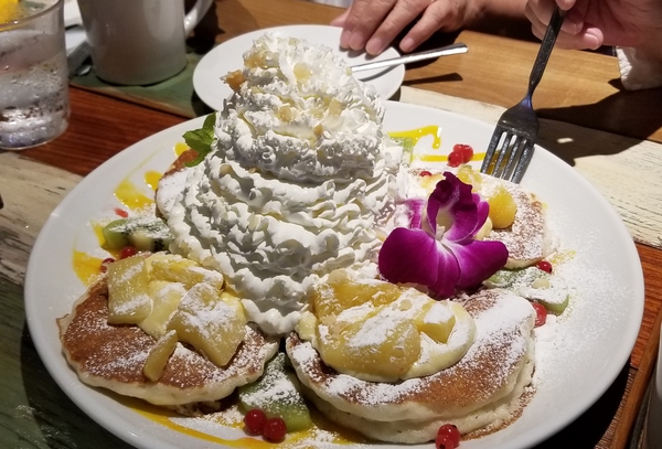 ホイップクリームの山に唖然