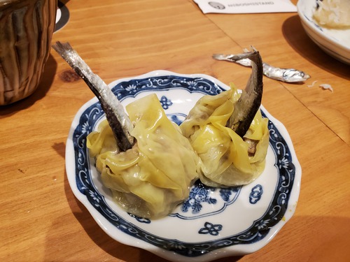 オープン二日目の「にぼし食堂」へ行ってみた。