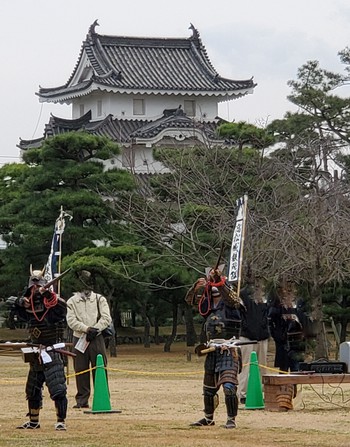 「ずどん」鉄砲隊見学