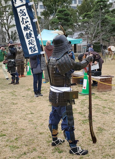「ずどん」鉄砲隊見学
