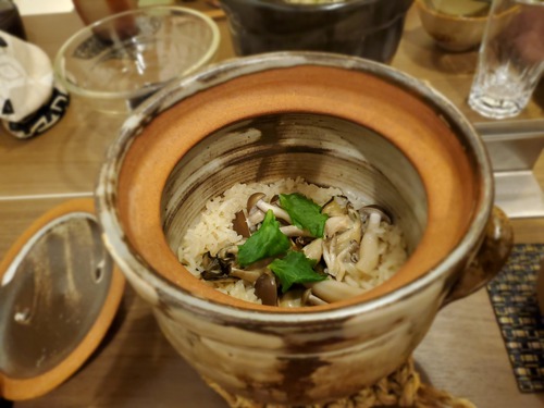 「風のじょうけい」で夜の食事