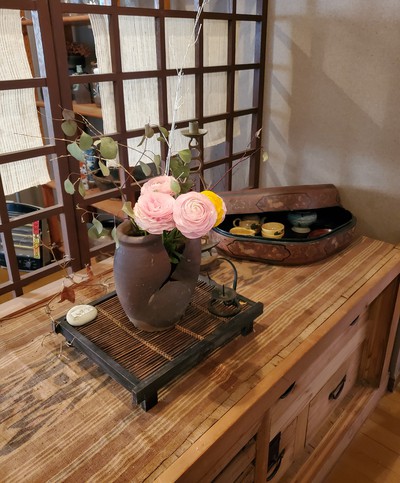 「わがまんま」でランチして、満開の河津桜