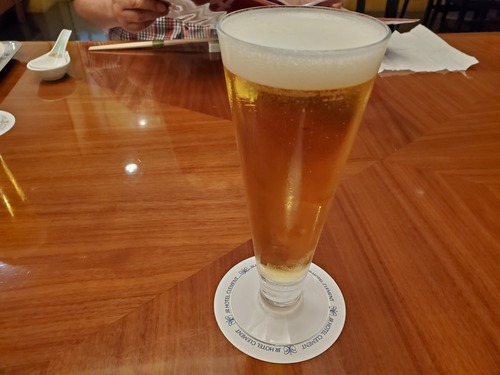 コース料理より飲み物料金の方が上回った。