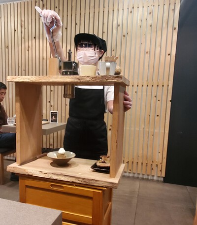 「栗歩」の和栗モンブラン