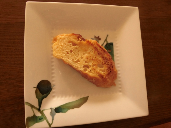 今朝は、フレンチトーストで