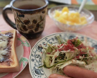 かをるカフェで簡単モーニング