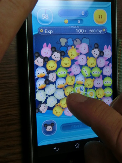 危険信号が・・・「ツムツム」にハマりそう
