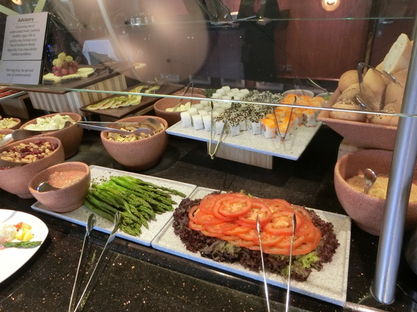 この日のディナーは、シュラスコ料理