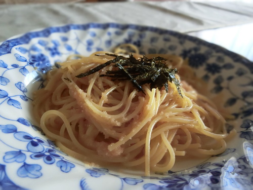 ダンナさまが大好物のかをるの明太子パスタ