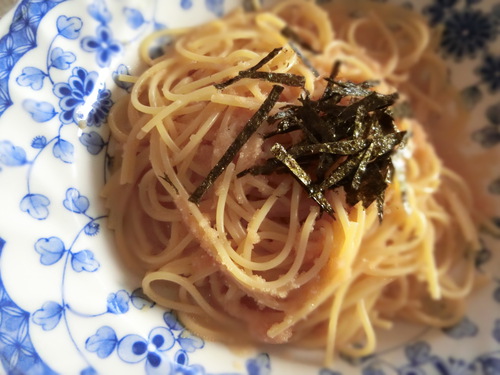 ダンナさまが大好物のかをるの明太子パスタ