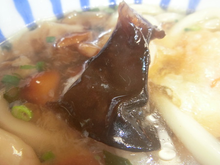 今日はありつけた讃州めんめの『きのこうどん』