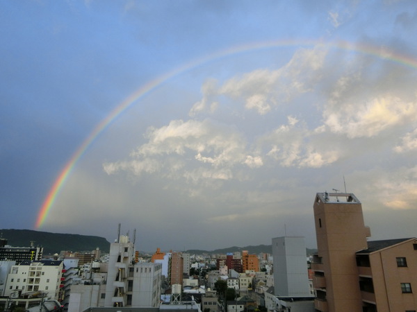 虹を見たから、いいことあるかな？