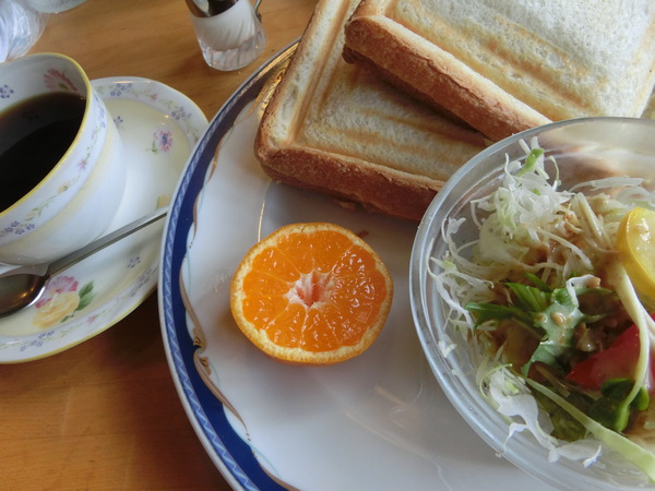 久しぶりのモーニング