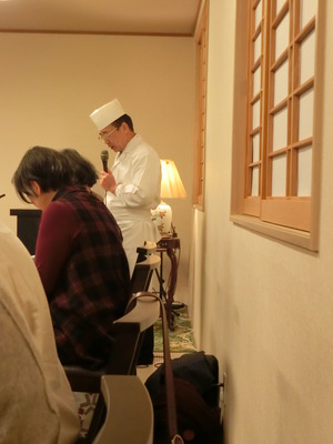 和食「輝てん」での賞味会に行く。