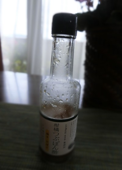 友人にいただいたポン酢は茅乃舎のポン酢