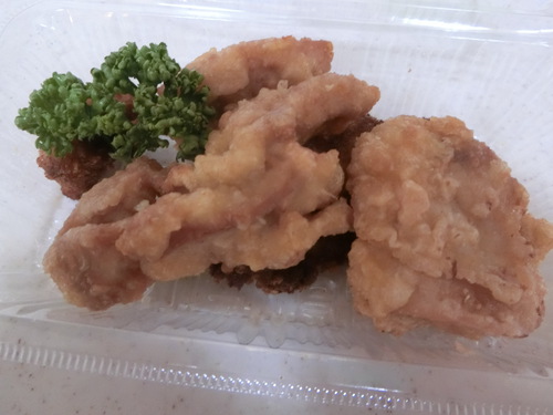 ランチの残りをお持ち帰りした。