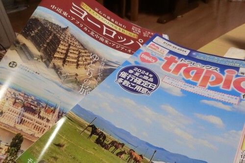 外国へ行きたくて、うずうずしてる