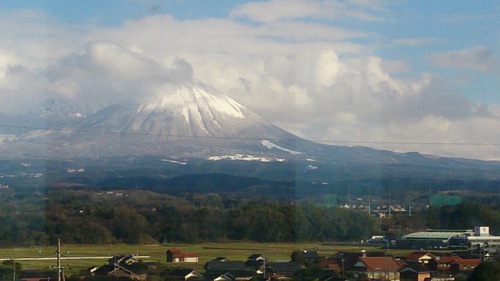 伯耆富士(大山)にみとれて