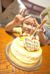 SOUくん３歳お誕生日