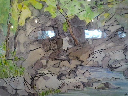 癒しの水彩画展・かまくら