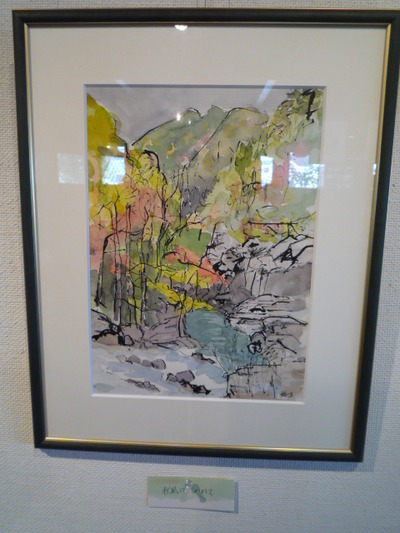 癒しの水彩画展・かまくら