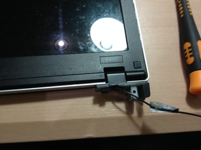 ノートパソコンヒンジ修理