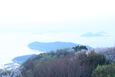 風光明媚な瀬戸内海は島が多い・・紫雲出山（しうでやま）