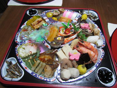 謹賀新年　お雑煮　＆　おせち料理　　自宅にて　　