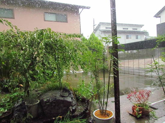 台風19号　　少しの　雨は欲しい　