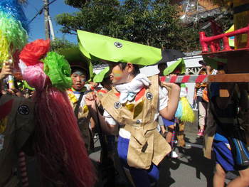 チビッコ　ひょうげ祭り参加