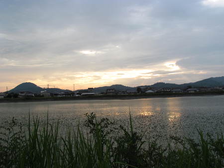 夕方の風景　