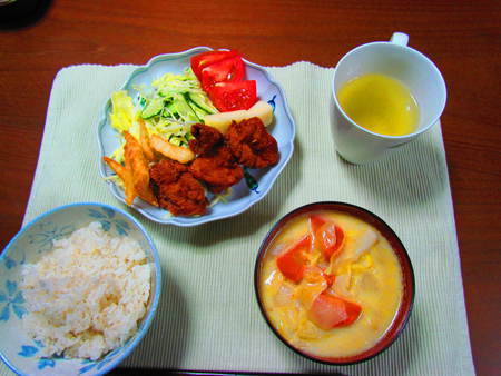 晩ご飯　その二　　　　　　　　　　　自宅