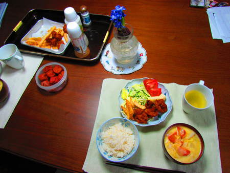 晩ご飯　その二　　　　　　　　　　　自宅