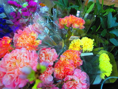 花　はな　　　　　花屋さんの花　　春の香り