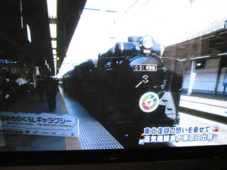 東京都内 蒸気機関車がゆく   フジTV企画